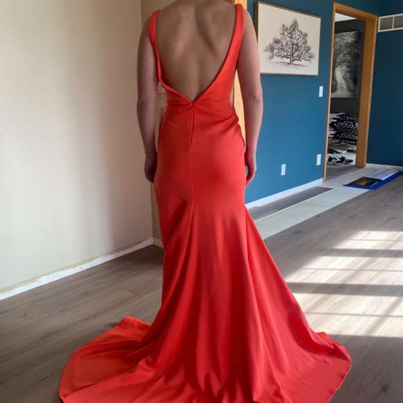 Coral Jersey Jovani - Picture 2 of 3